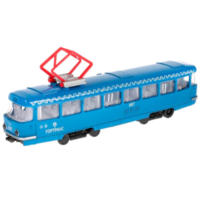 Инерционна машинка Трамвай Технопарк CT12-463-2-BL-WB 1